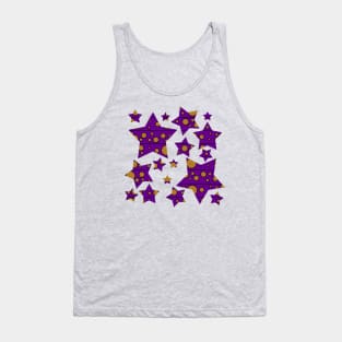 Modern Polka Dots - Grapes Tank Top